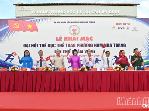 Khánh Hòa: Khai mạc Đại hội Thể dục thể thao phường Nam Nha Trang lần thứ I