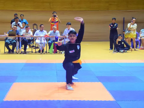 Hơn 100 vận động viên dự Giải Võ cổ truyền Đại hội Thể dục thể thao thành phố Đà Nẵng
