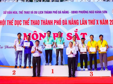Phường Hải Châu giành giải nhất toàn đoàn môn Bi sắt Đại hội Thể dục thể thao thành phố Đà Nẵng lần thứ X