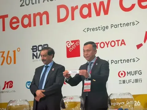 ASIAD 2026: Đội tuyển Olympic Việt Nam thuận lợi, bóng đá nữ rơi vào bảng khó