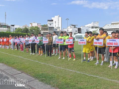 Khai mạc Giải vô địch Bóng đá Đại hội Thể dục thể thao tỉnh Khánh Hòa lần thứ I năm 2026