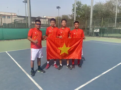 Vòng loại Junior Davis Cup khu vực châu Á - Thái Bình Dương: Đội tuyển nam trẻ Việt Nam lần đầu vào tứ kết