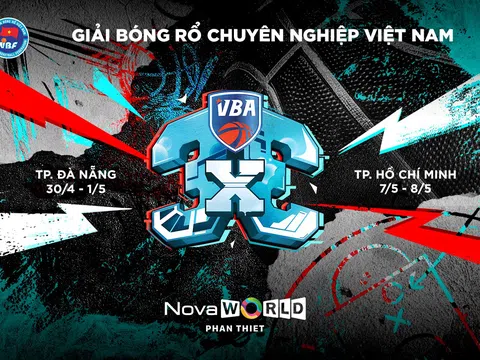 VBA tổ chức giải Bóng rổ 3x3 chuyện nghiệp Việt Nam - VBA 3x3 lần đầu tiên trong lịch sử