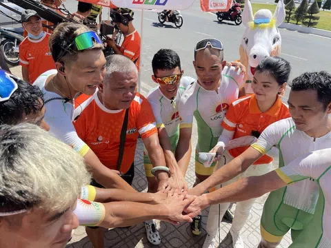 Chặng 19 cuộc đua Xe đạp truyền hình TP.HCM - Cúp Tôn Đông Á 2022: Tập đoàn Lộc trời thắng chặng đồng đội tính giờ, các danh hiệu không đổi