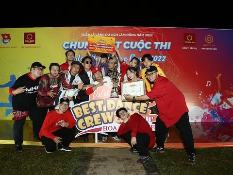 Nhóm Milky Way Crew xuất sắc giành ngôi vị quán quân bảng Chuyên nghiệp Dalat Best Dance Crew 2022 - Hoa Sen Home Cup