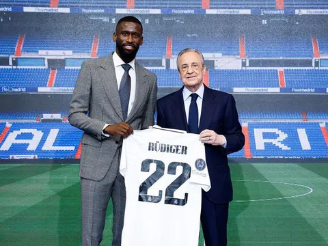 Rudiger chính thức ra mắt Real Madrid