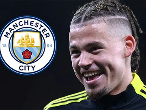 Man City đạt thỏa thuận chiêu mộ tiền vệ Kalvin Phillips