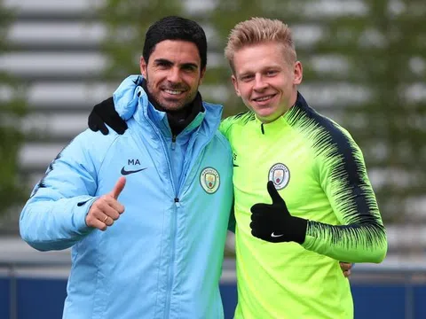 Zinchenko gia nhập Arsenal