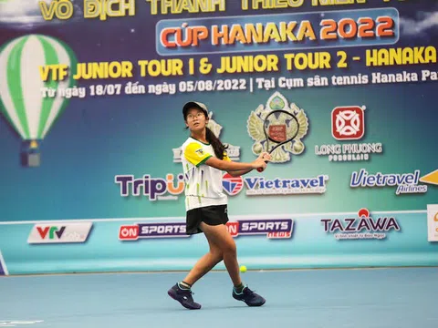 Ngày thi đấu thứ hai giải Quần vợt VTF Junior Tour 1 - Hanaka Cup 2022