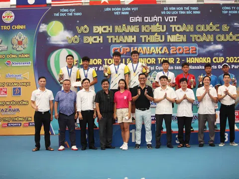 Bế mạc giải VTF Junior Tour 2 - Hanaka Cup 2022: Hưng Thịnh - TP.HCM nhất toàn đoàn