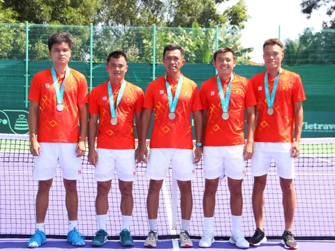 Đội tuyển quần vợt Việt Nam giành ngôi Á quân nhóm 3 Davis Cup 2022