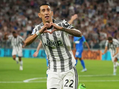 Juventus - Sassuolo > 3-0: Di Maria chào sân ấn tượng