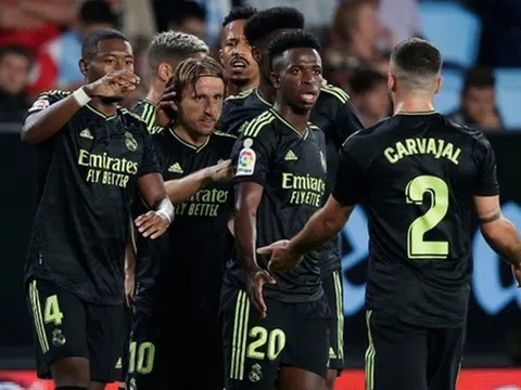 Celta Vigo - Real Madrid > 1-4: "Kền kền trắng" thắng lớn ngay khi chia tay Casemiro