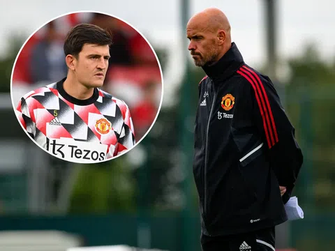 Ông Erik ten Hag đã dứt khoát loại Maguire khỏi đội hình chính của Man United