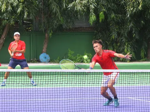 Giải Quần vợt nhà nghề ITF Men World Tennis Tour M25 Hải Đăng 2022: Minh Tuấn/Đắc Tiến lần đầu tiên vào tứ kết đôi nam