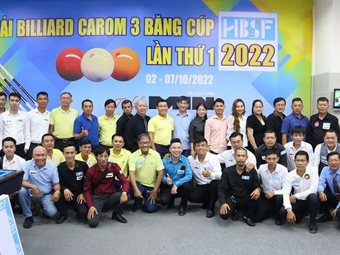 Khai mạc giải Billiard Carom 3 băng - Cúp HBSF lần thứ nhất năm 2022