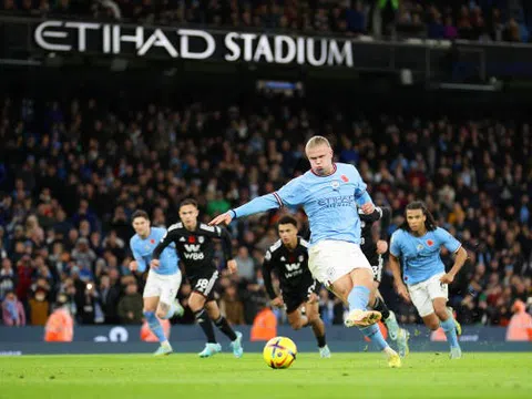 Man City - Fulham > 2-1: Haaland nổ súng giúp "Cityzens" chiếm đỉnh