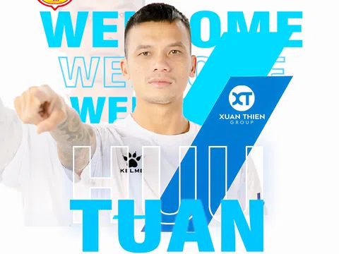 Trung vệ Nguyễn Hữu Tuấn chính thức ra mắt đội bóng thành Nam