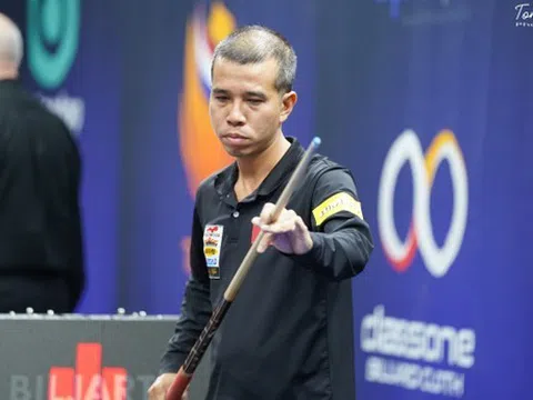 Trần Quyết Chiến dừng chân ở tứ kết giải Billiards World Cup Sharm El Sheikh