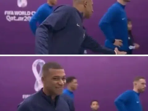 Mbappe bị Walker từ chối bắt tay