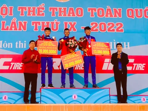 Môn Xe đạp: Đoàn Quân đội "ẵm" trọn 2 huy chương vàng xe đạp địa hình nội dung đổ đèo