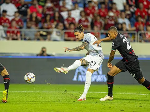 Nunez toả sáng giúp Liverpool đại thắng Milan