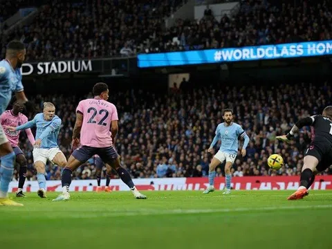 Man City - Everton > 1-1: Haaland tỏa sáng nhưng chưa đủ