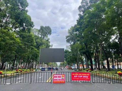 Đường Lê Duẩn là địa điểm chiếu trực tiếp chung kết AFF Cup 2022 qua các màn hình LED "khổng lồ"