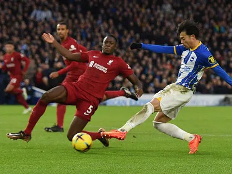 Brighton - Liverpool > 3-0: "Tâm phục khẩu phục"