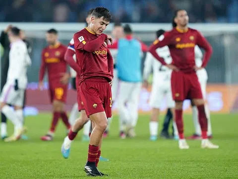 AS Roma thua sốc, bị loại ở tứ kết Cúp Quốc gia Italy