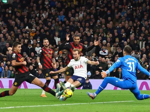 Tottenham - Man City > 1-0: Harry Kane ghi bàn thứ 200 Premier League