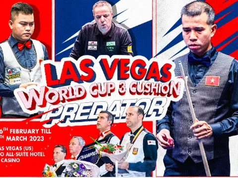 Trần Quyết Chiến và dàn sao Billiards Việt Nam chinh chiến giải World Cup tại Mỹ