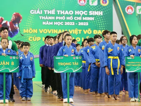 Gần 2.000 võ sinh tranh tài giải Thể thao Học sinh TP.HCM 2023