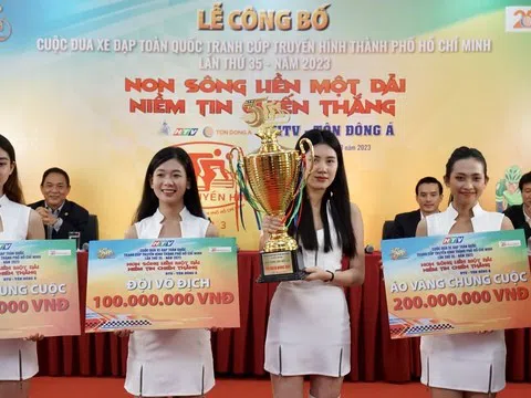 Giải Xe đạp Cúp Truyền hình TP.HCM - Tôn Đông Á có lộ trình xuyên Việt gần 3.000km