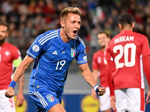 Vòng loại EURO 2024 > Malta 0-2 Italia: Phát hiện mới của Mancini