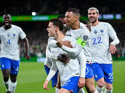 Vòng loại EURO 2024 > CH Ailen 0-1 Pháp: Khó đã có Pavard