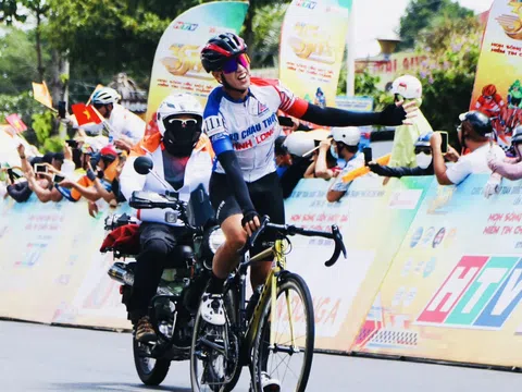 Chặng 19 cuộc đua Xe đạp Cúp Truyền hình TP.HCM: Nguyễn Minh Thiện độc diễn gần 40km giành chiến thắng ở xứ dừa