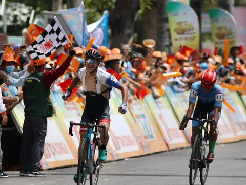 Chặng 23 cuộc đua Xe đạp Cúp Truyền hình thành phố Hồ Chí Minh: Tay đua người Mông Cổ mang chiến thắng chặng đầu tiên cho Đồng Nai