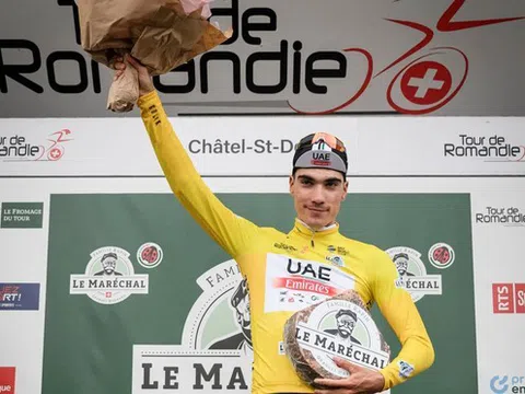 Juan Ayuso xé Áo vàng bằng nội dung cá nhân tính giờ Tour de Romandie 2023