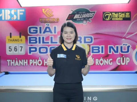 Bế mạc giải Billiard Pool 9 bi nữ TP.HCM mở rộng năm 2023