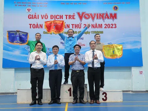 TP.HCM bảo vệ thành công ngôi toàn đoàn giải Vovinam trẻ toàn quốc