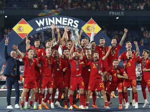 Tây Ban Nha lần đầu đăng quang Nations League