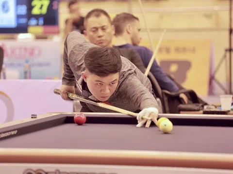 Billiards Carom 3 băng Việt Nam đại thắng ngày ra quân giải World Cup Porto 2023