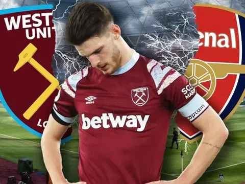 West Ham nổi giận khi thương vụ Declan Rice bị trì hoãn