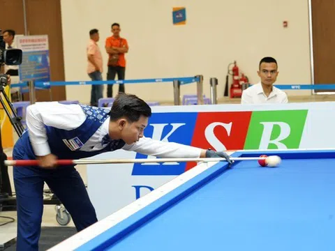Cơ thủ trẻ Campuchia gây ấn tượng tại giải Billiards Carom 3 băng quốc tế Bình Dương - Cúp Number 1 năm 2023