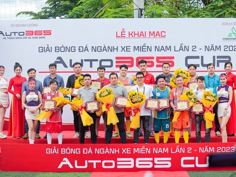 Khai mạc giải Bóng đá ngành Xe miền Nam - Auto365 Cup 2023: Dàn sao phủi thắng nhọc