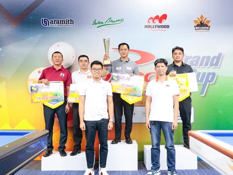 Giải Billiard Carom 3 băng Longoni Grand Cup 2023: Cơ thủ Nguyễn Tuấn Khanh nhận 100 triệu đồng cho chức vô địch Tour 1