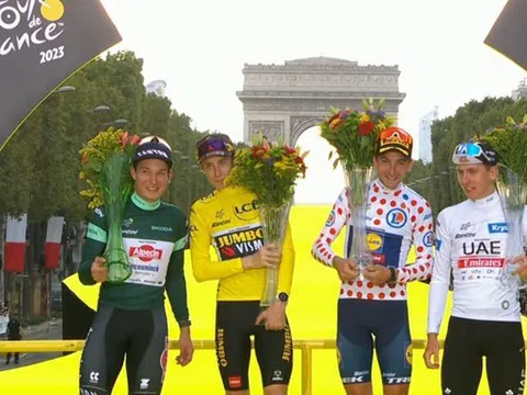 Áo vàng Jonas Vingegaard nhận được hơn 14 tỷ đồng tại Tour de France 2023