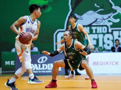 VBA 2023: Cantho Catfish "khóa chặt” Hanoi Buffaloes