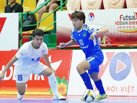 Giải Futsal Cúp Quốc gia 2023: Thái Sơn Bắc và Sahako FC chia sẻ 2 vị trí dẫn đầu bảng B